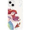 LA CASA DE LAS CARCASAS Custodia compatibile con iPhone 15 ufficiale Disney Ariel e Sebastian Bubbles per proteggere il tuo cellulare, custodia in silicone flessibile trasparente con licenza ufficiale Sirenetta