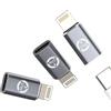 WASRUYI 27w Adattatore USB C Femmina a per Lightning Maschio(3 pack)Connettore ricarica rapida per iPhone 14 pro Convertitore Cavo Type C per Apple MFi Certified Tipo C Cavetto per iPad Adattatori Caricatore