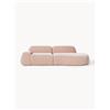 Westwing Collection Chaise longue componibile 3 posti in teddy Wolke