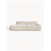 Westwing Collection Chaise longue componibile 3 posti in teddy Wolke