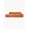 Westwing Collection Chaise longue componibile 3 posti in teddy Wolke