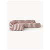 Westwing Collection Divano angolare componibile 4 posti a righe con chaise longue Wolke
