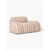 Westwing Collection Poltrona lounge a righe Wolke