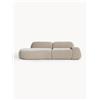 Westwing Collection Chaise longue componibile 3 posti in teddy Wolke