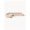 Westwing Collection Divano angolare componibile XL a righe con chaise longue Wolke