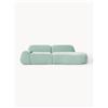 Westwing Collection Chaise longue componibile 3 posti in teddy Wolke