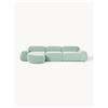 Westwing Collection Divano angolare componibile 4 posti in teddy Wolke