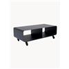 Kare Design Credenza bassa in metallo con ruote Lounge M