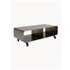 Kare Design Credenza bassa in metallo con ruote Lounge M