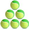 GBKDQQ 6 palline da tennis Stage1, palline da allenamento 25%, riduzione della pressione, per principianti, tennis, per bambini, per principianti, animali domestici, verde