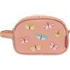 A Little Lovely Company Beauty case | 20,5 x 14 x 9,5 cm |, Rosa, Farfalle