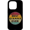 First Names Apparel vintage Style Custodia per iPhone 15 Pro Nome personalizzato Gianna I love Gianna Retro Vintage Style