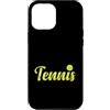 tennis script retro tennis court style s Custodia per iPhone 12 Pro Max Scritta retrò per tennis