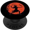 witch tennis halloween moon Halloween ca Strega Tennis Serve Sotto Luna PopSockets PopGrip Adesivo