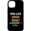 Midlife Reset Humor Custodia per iPhone 13 Midlife Reset Barra di caricamento Divertente 40° compleanno