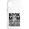 Reading Dog Lover Bookworm Mom Custodia per iPhone 16 Plus Prenota Mom Dog Lover Paws And Pages Forever