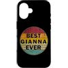 First Names Apparel vintage Style Custodia per iPhone 16 Nome personalizzato Gianna I love Gianna Retro Vintage Style
