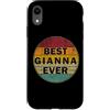 First Names Apparel vintage Style Custodia per iPhone XR Nome personalizzato Gianna I love Gianna Retro Vintage Style