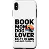 Reading Puppy Book Mom Dog Lover Custodia per iPhone XS Max Book Mom Dog Lover Letture Accoglienti E Coccole Per Cani