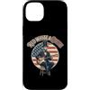 Patriotic Blues Music Guitar Guitarist G Custodia per iPhone 14 Plus Abraham Lincoln Red White Blues Divertente amante della chitarra patriottica