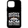 Book Mom Night Reader Quiet Reading Love Custodia per iPhone 16 Pro Max Libro per lettori notturni Mom Quiet Nights Deep Stories