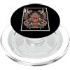 Hannya Oni By Tokyo-Waves Hannya Oni Mask Devil Yokai - Maschera giapponese con tatuaggio demone PopSockets PopGrip per MagSafe