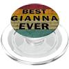 First Names Apparel vintage Style Nome personalizzato Gianna I love Gianna Retro Vintage Style PopSockets PopGrip per MagSafe