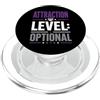 Asexual Attraction Level Optional Tees Livello di attrazione asessuale facoltativo PopSockets PopGrip per MagSafe