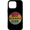 First Names Apparel vintage Style Custodia per iPhone 16 Pro Nome personalizzato Gianna I love Gianna Retro Vintage Style