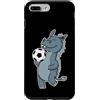 soccer animal ball fan football sport ho Custodia per iPhone 7 Plus/8 Plus Asino con calcio