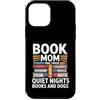 Bookworm Dog Lover Quiet Nights Reading Custodia per iPhone 12 mini Prenota Mamma Amante Del Cane Notti Tranquille Libri E Cani
