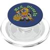 Wistful Mr. C Dives In Hot Dog Gomma Pollo Corallo PopSockets PopGrip per MagSafe