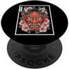 Hannya Oni By Tokyo-Waves Maschera giapponese del diavolo Hannya giapponese Oni Maschera Yokai Oni PopSockets PopGrip Adesivo