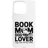 Reading Puppy Book Mom Dog Lover Custodia per iPhone 15 Pro Max Book Mom Dog Lover Letture Accoglienti E Coccole Per Cani