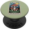 Funny Mushroom Tarot Designs For Men & W The Mycologist Tarot Card Cottagecore Foraging Fungo PopSockets PopGrip Adesivo