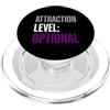 Asexual Attraction Level Tees Livello di attrazione asessuale facoltativo PopSockets PopGrip per MagSafe