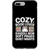 Ragdoll Cat Mom Cozy Reading Nights Custodia per iPhone 7 Plus/8 Plus Cozy Book Lover Ragdoll Mamma Soft Pages Quiet Nights