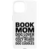 Reading Puppy Book Mom Dog Lover Custodia per iPhone 15 Book Mom Dog Lover Letture Accoglienti E Coccole Per Cani