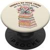 Bookish Reader | Vintage Aesthetic Book Amante dei libri Lettura Umorismo Bookworm Reader Libri floreali PopSockets PopGrip Adesivo