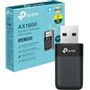 TP-Link Archer TX23U WiFi 6 AX1800Mbps, Adattatore USB Nano Scheda di Rete, Wireless Dual Band, Driver Interno Preinstallato, USB 3.0, MU-MIMO, WPA3, OFDMA, Windows 11/10