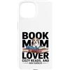 Reading Puppy Book Mom Dog Lover Custodia per iPhone 15 Book Mom Dog Lover Letture Accoglienti E Coccole Per Cani