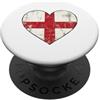 Maglietta Inghilterra UK Regno Unito Ing Tshirt Inghilterra Inglese UK Regno Unito Londra Britannica PopSockets PopGrip Adesivo
