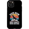 Bookworm Dog Lover Quiet Nights Reading Custodia per iPhone 11 Pro Prenota Mamma Quiet Nights Libri E Cani