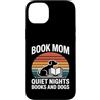 Bookworm Dog Lover Quiet Nights Reading Custodia per iPhone 14 Plus Prenota Mamma Quiet Nights Libri E Cani