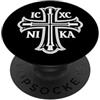 Regali croce ortodossa orientale & Co. Croce ortodossa orientale PopSockets PopGrip Adesivo