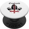 Maglietta Inghilterra UK Regno Unito Ing Tshirt Inghilterra Inglese UK Regno Unito Londra Britannica PopSockets PopGrip Adesivo