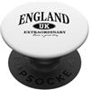Maglietta Inghilterra UK Regno Unito Ing Tshirt Inghilterra Inglese UK Regno Unito Londra Britannica PopSockets PopGrip Adesivo