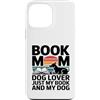 Reading And Dog Lover Bookworm Custodia per iPhone 13 Pro Max Prenota Mom Dog Lover Solo il mio libro e il mio cane
