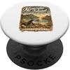 Komodo Dragon Beach Retro Indonesia Trav Komodo Dragon Beach Retro Indonesia Viaggio PopSockets PopGrip Adesivo