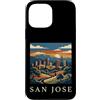 San Jose Travel Art Studio Custodia per iPhone 13 Pro Max san jose, california, orizzonte, retro, vendemmia,